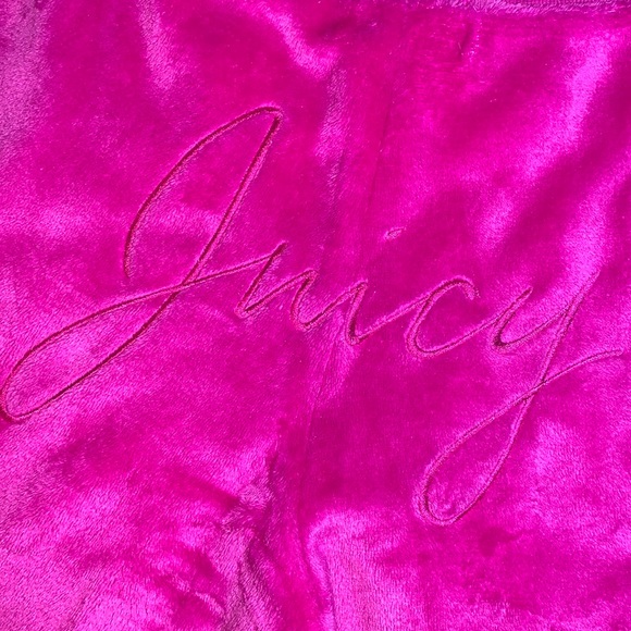 JUICY COUTURE Furry Jogger Pajama Pants - Picture 2 of 7